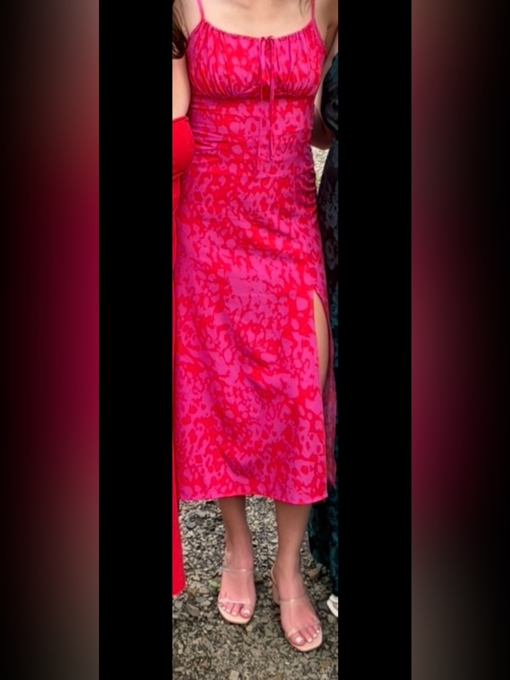 Pink and Orange Women's Dress
